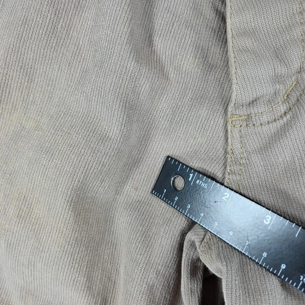 Vintage Stussy King Size Work Pants Mens Medium Tan Canvas USA Made Streetwear